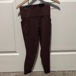 Athleta High Rise 7/8 Salutation Stash Leggings with Pockets